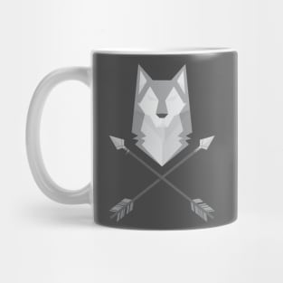 Geometric Wolf Mug
